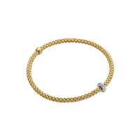 Bracciale Fope Donna Prima in Oro giallo Diamante 0.18 Ct 74508BX_BB_G_XBX_00M - 74508BX_BB_G_XBX_00M